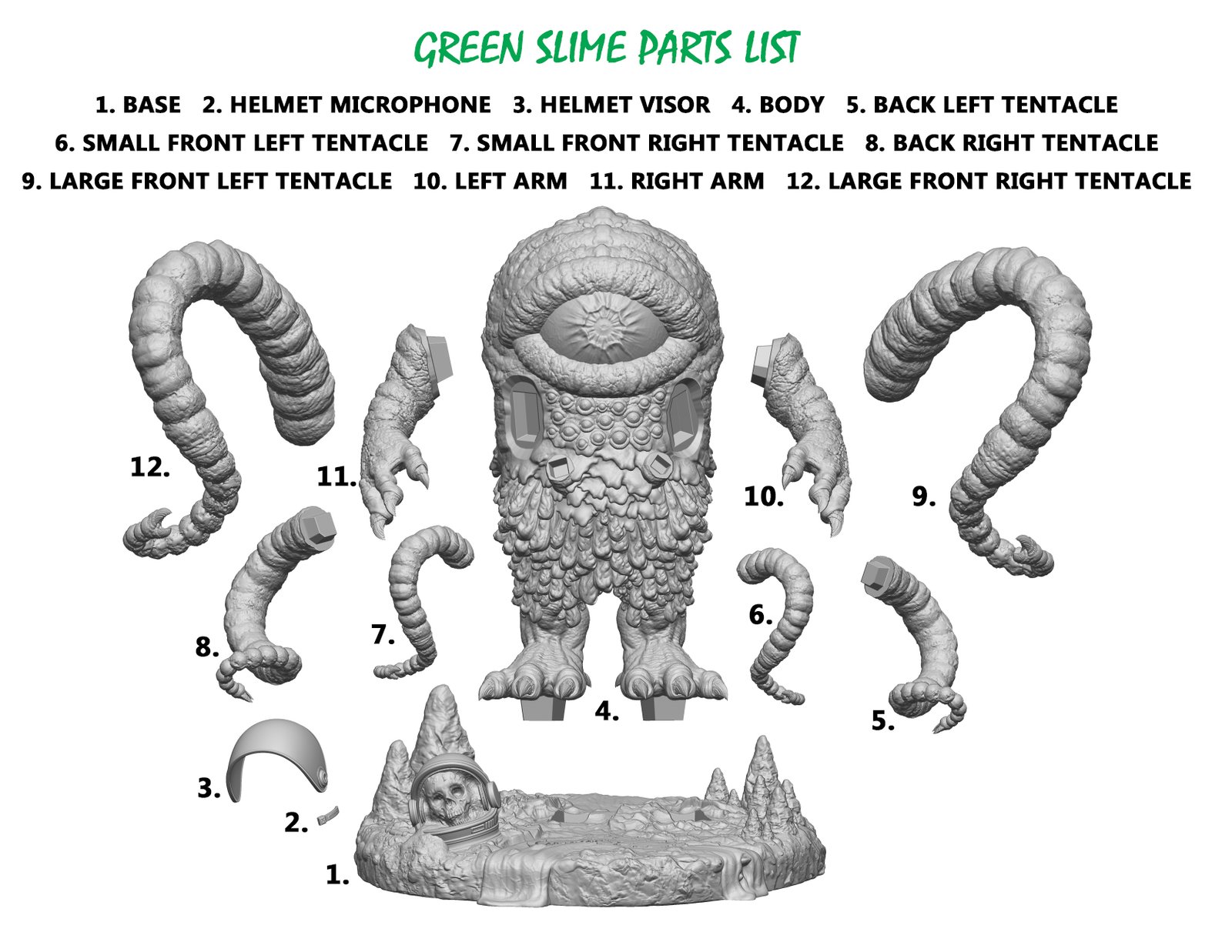 The Green Slime Model Kit | Terrors From the Vault